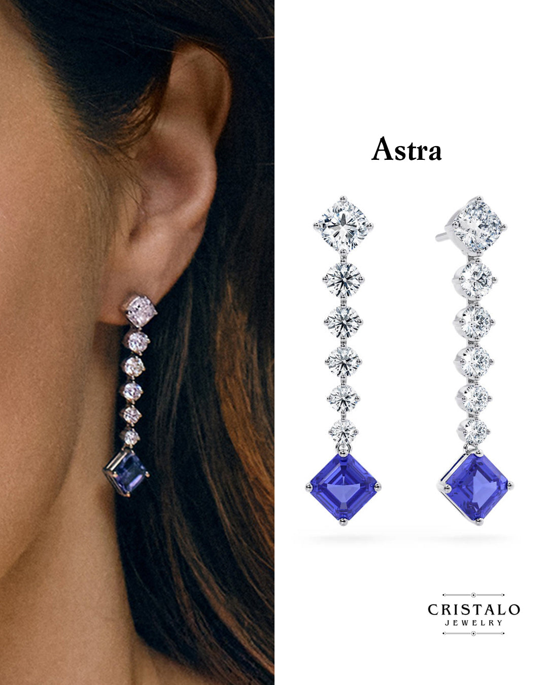 Astra - Diamond Earrings