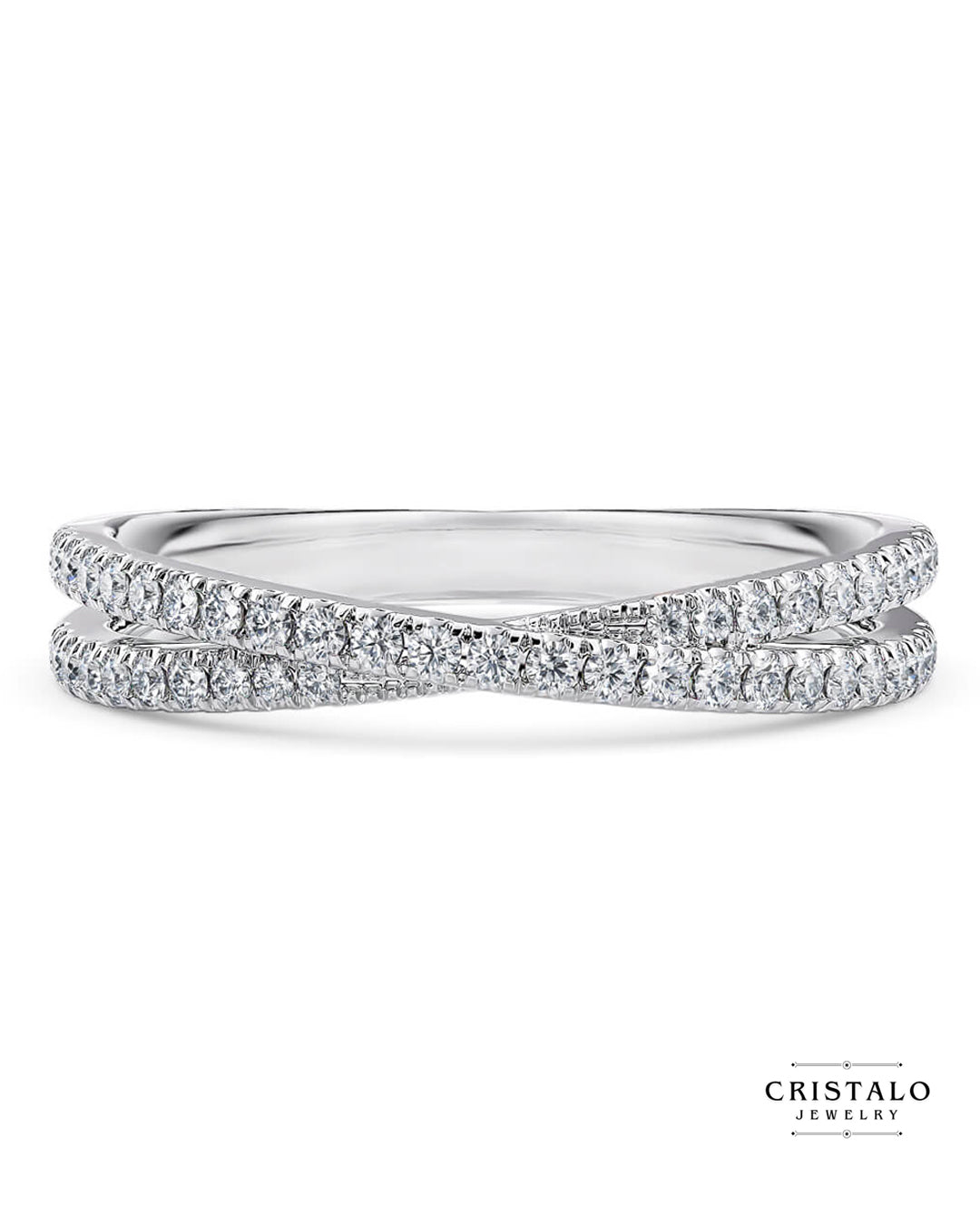 Cassia Eternity - White Gold Ring