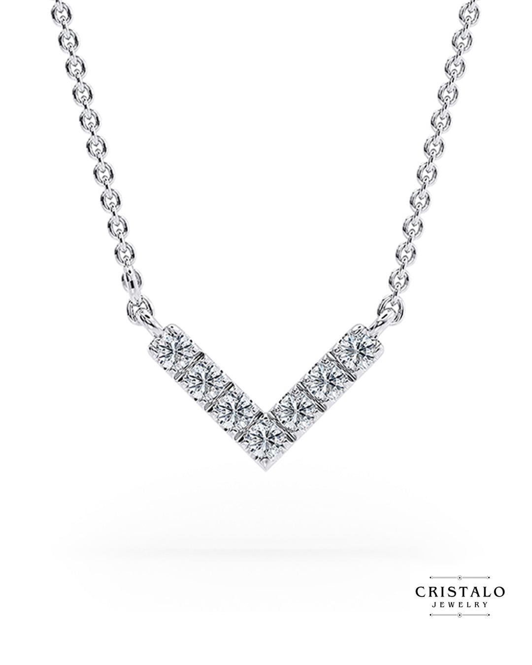Gala - Necklace Made of White Gold