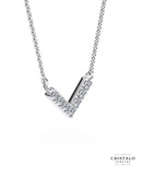 Elegant white gold Gala necklace, perfect for creating personalized luxury sets.