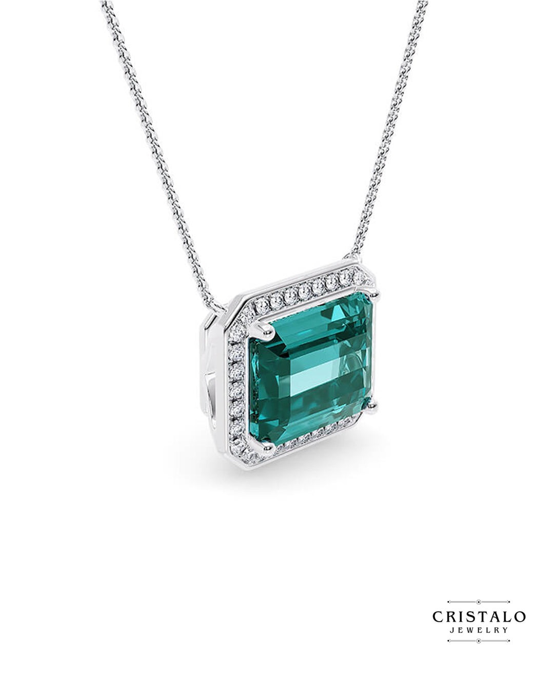 White gold Kaleida necklace perfect for refined, stylish everyday look.