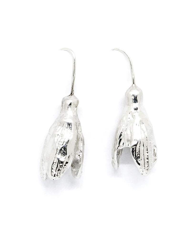 Earrings FOR HER - SPRING Snowdrops with Hooks