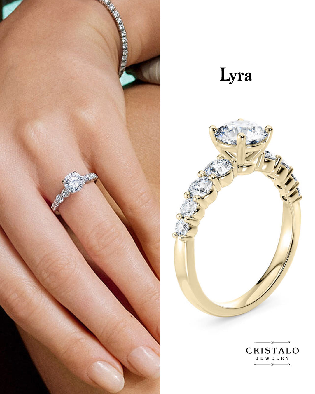 Lyra - Yellow Gold Ring