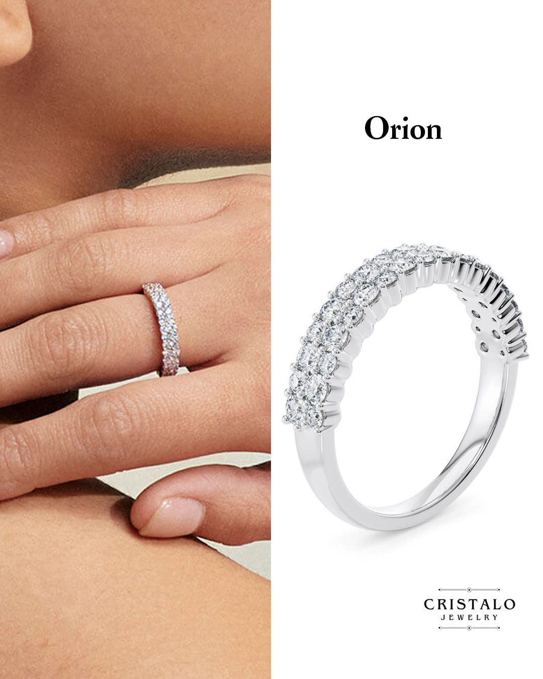 Orion - White Gold Ring