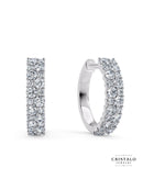 Find our signature Orion design replicated in a pair of brilliant hoops, offering mesmerising sparkle at every turn.
