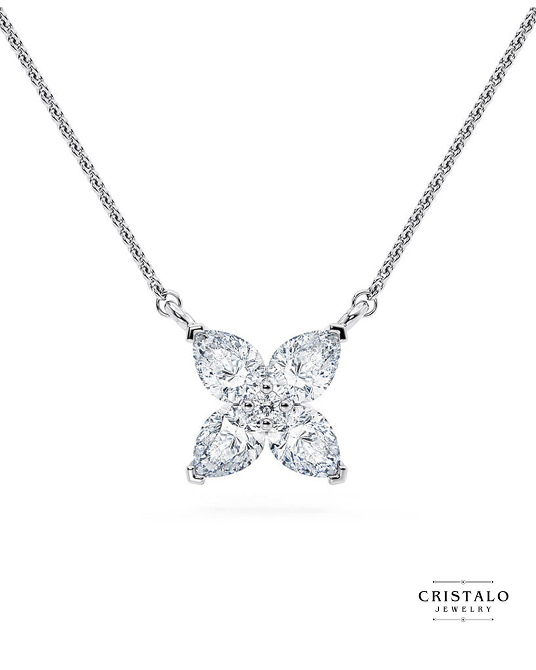 Rossetti - White Gold Necklace