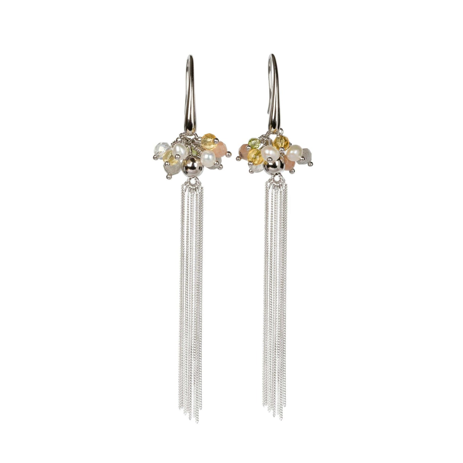 Earrings for HER - Cherie colored tassel earrings