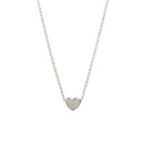 Heart Choker - Rose Gold and Silver